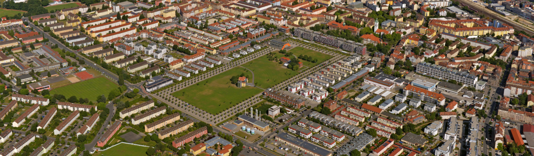 Luftbild Fürther Südstadt