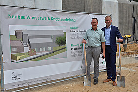 Grundsteinlegung Wasserwerk Mannhof