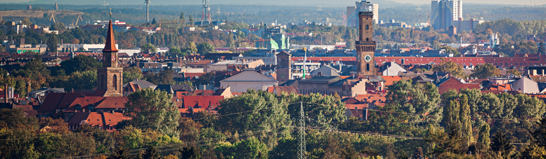 Sicht auf Fürth für die Wärmeplanung