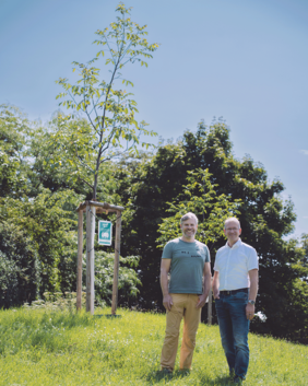 Baumspende Fürth - Papiersparwettbewerb Mitarbeiter infra fürth