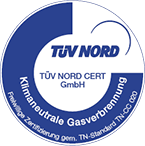 TÜV Nord Zertifikat für Ökogas bei der infra