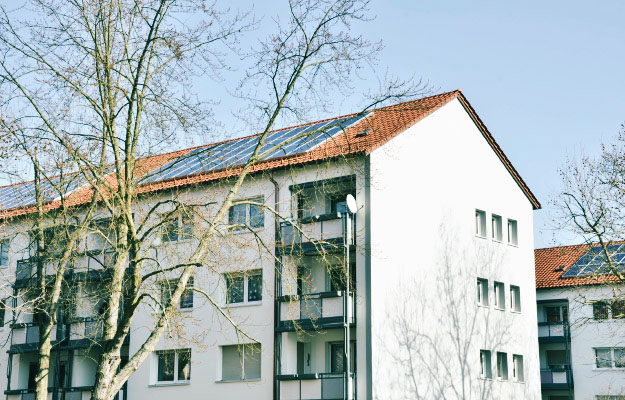 Solar auf dem Dach